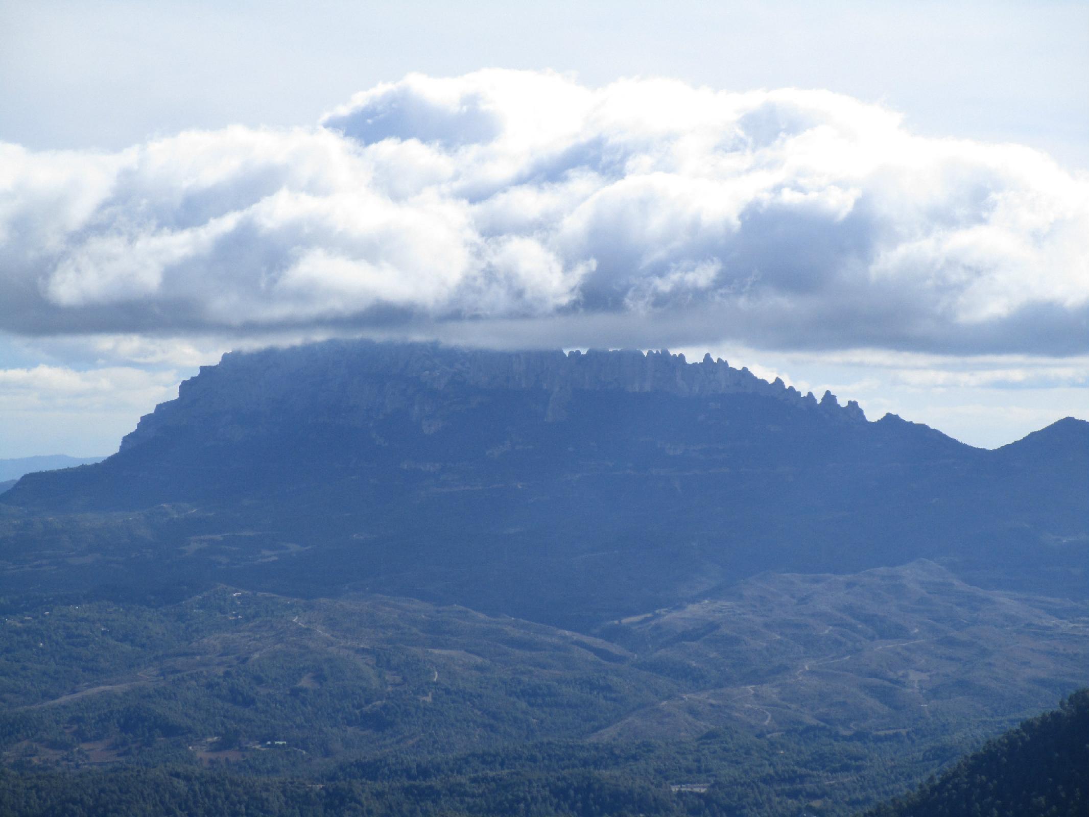 Vistes de Montserrat amb barret