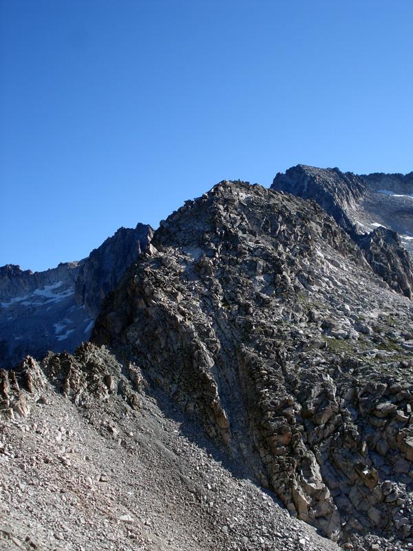 Vistas de la Aguja Juncadella (3021 m), segundo objetivo del día