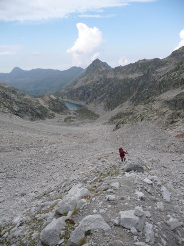 Yo subiendo por el vall de Barrancs