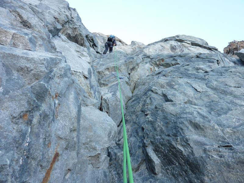 Segundo rapel visto desde abajo