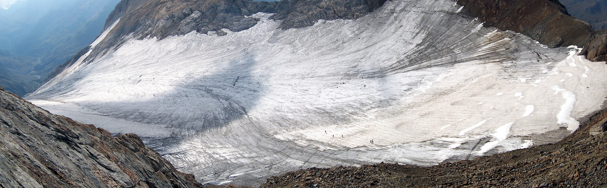 Vista del glaciar del Vignemale desde el Grand Vignemale (3298 m)