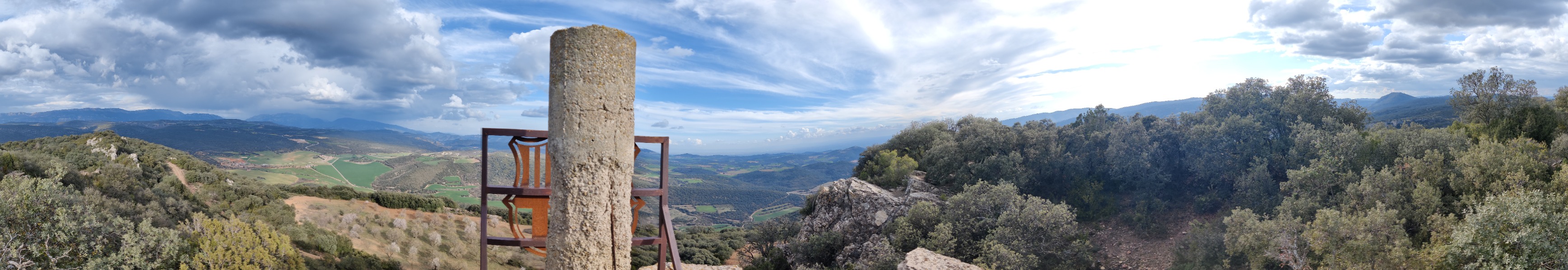 Vistas desde la cima del Malera (877 m)