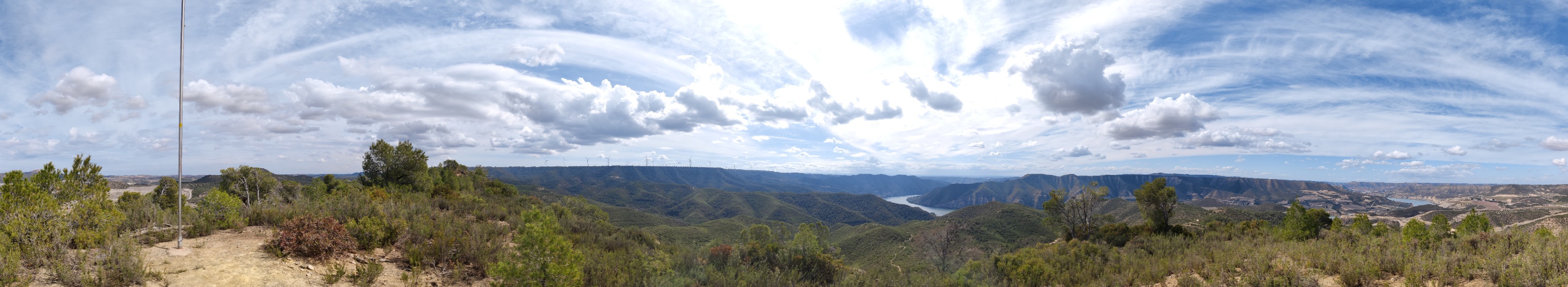 Vistas desde la cima del Tossal Gros d'Almatret (346 m)