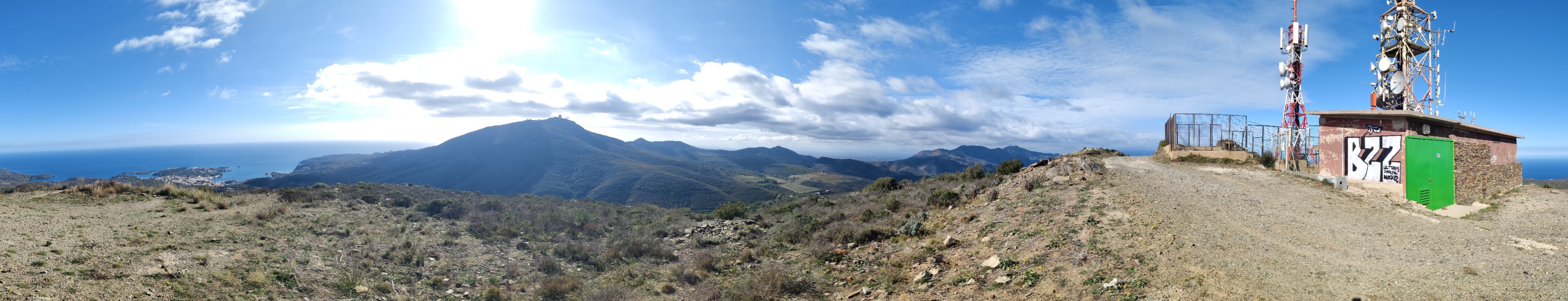 Vistas desde la cima del Puig dels Bufadors (432 m)
