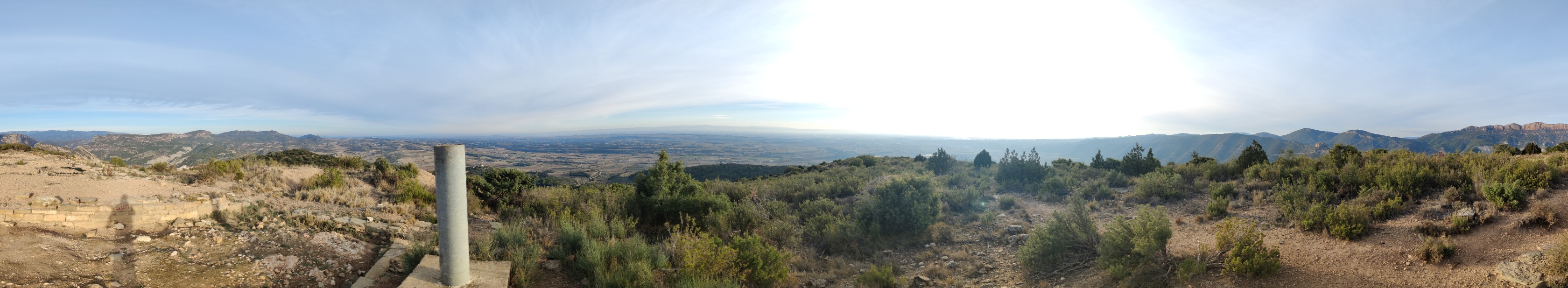Vistas desde la cima del Monteró (574 m)