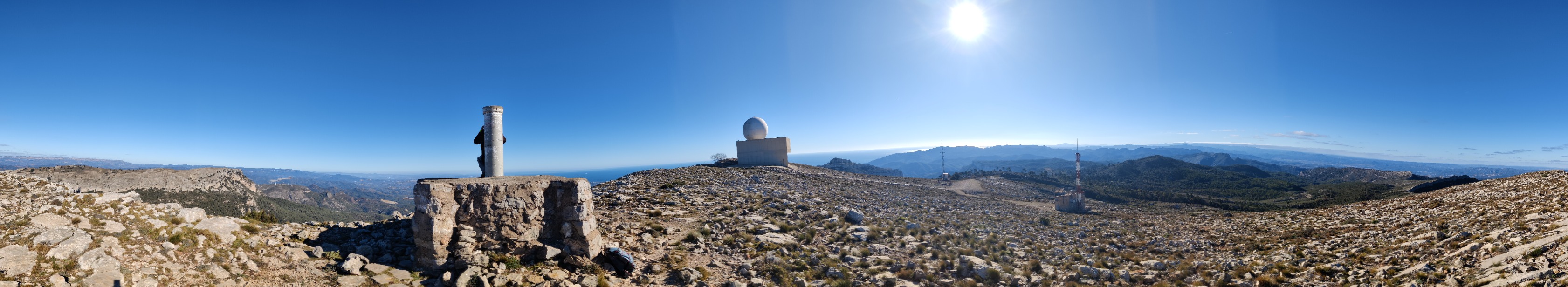 Vistas desde la cima de la Miranda de Llaberia (919 m)