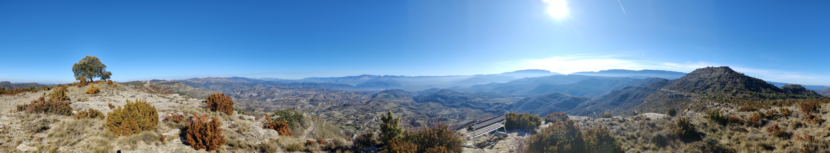 Vistas desde la cima del Tossal del Castell (1049 m)