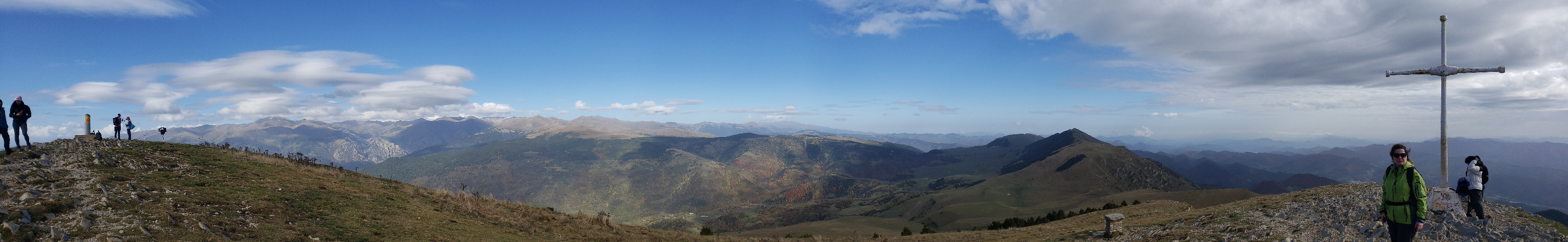 Panoramica desde la cima del Taga