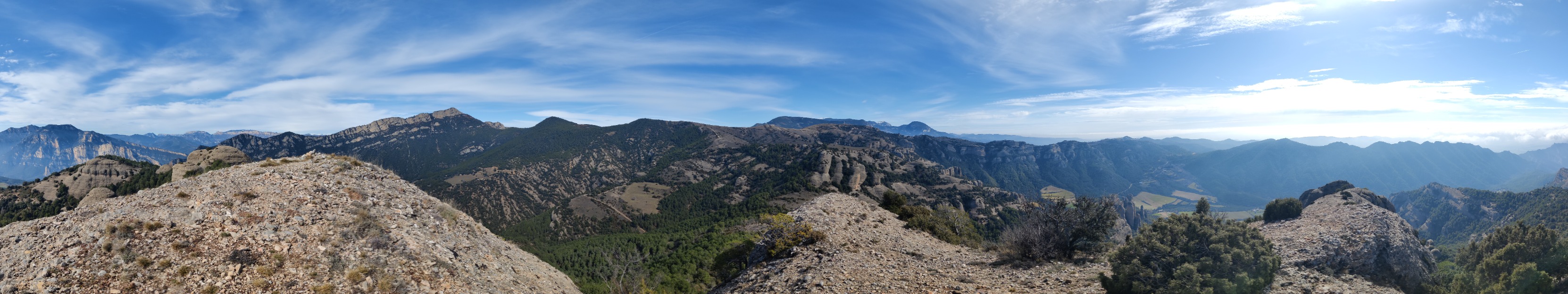 Vistas desde la cima del Roc del Coscolló (1299 m)