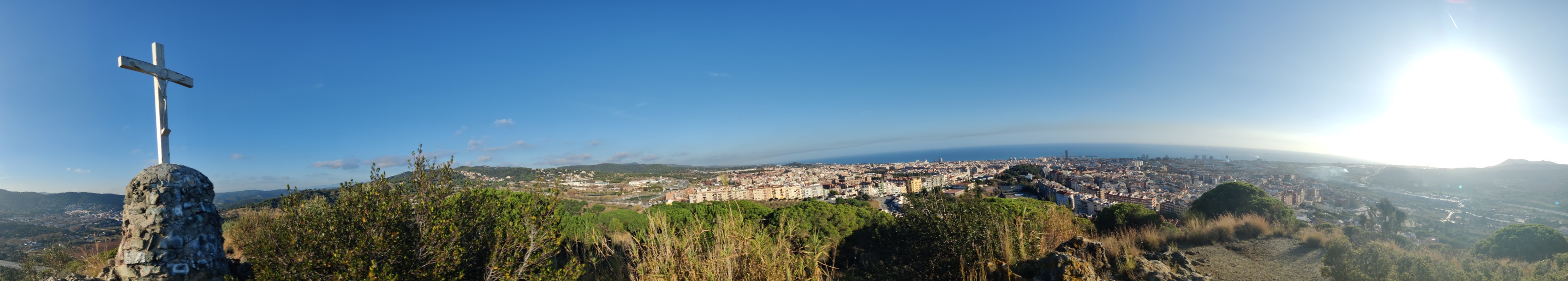 Vistas desde la cima del Turó de Cerdanyola (181 m)
