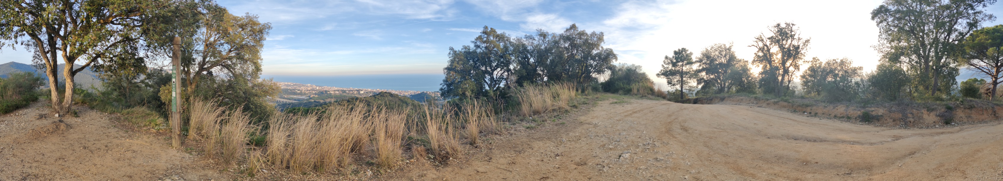 Vistas desde la cima del Puig de les Guilles (256 m)