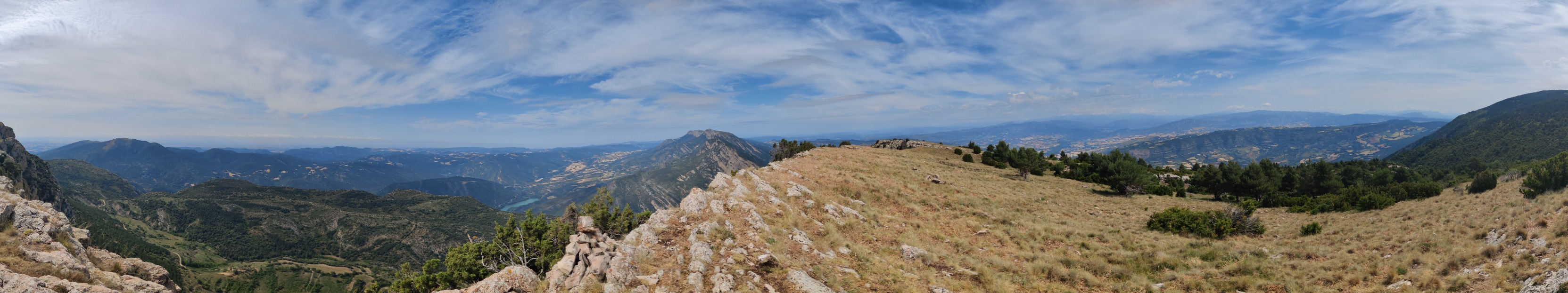 Vistas desde la cima de Lo Peladet (1471 m)