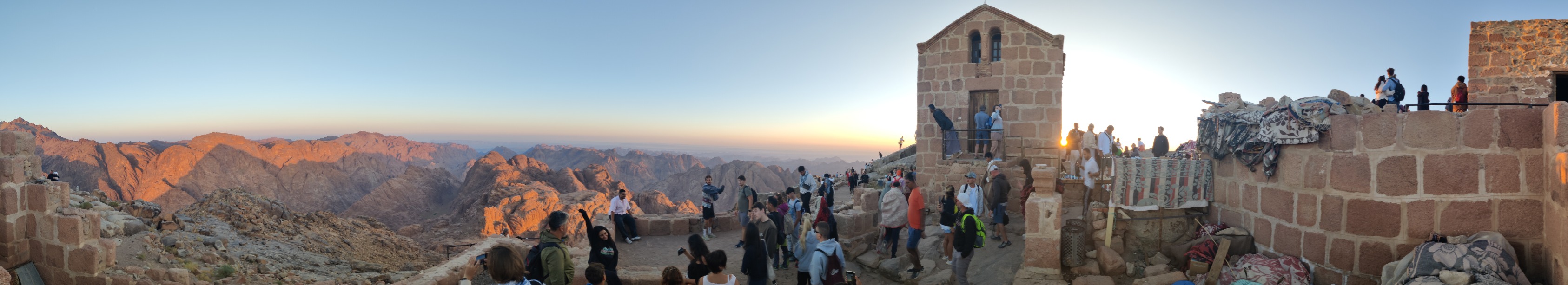 Vistas desde la cima del Monte Sinaí (2285 m)